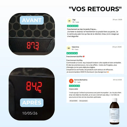Détox Draineur Slim 3-en-1 | Formule Ultra Concentrée