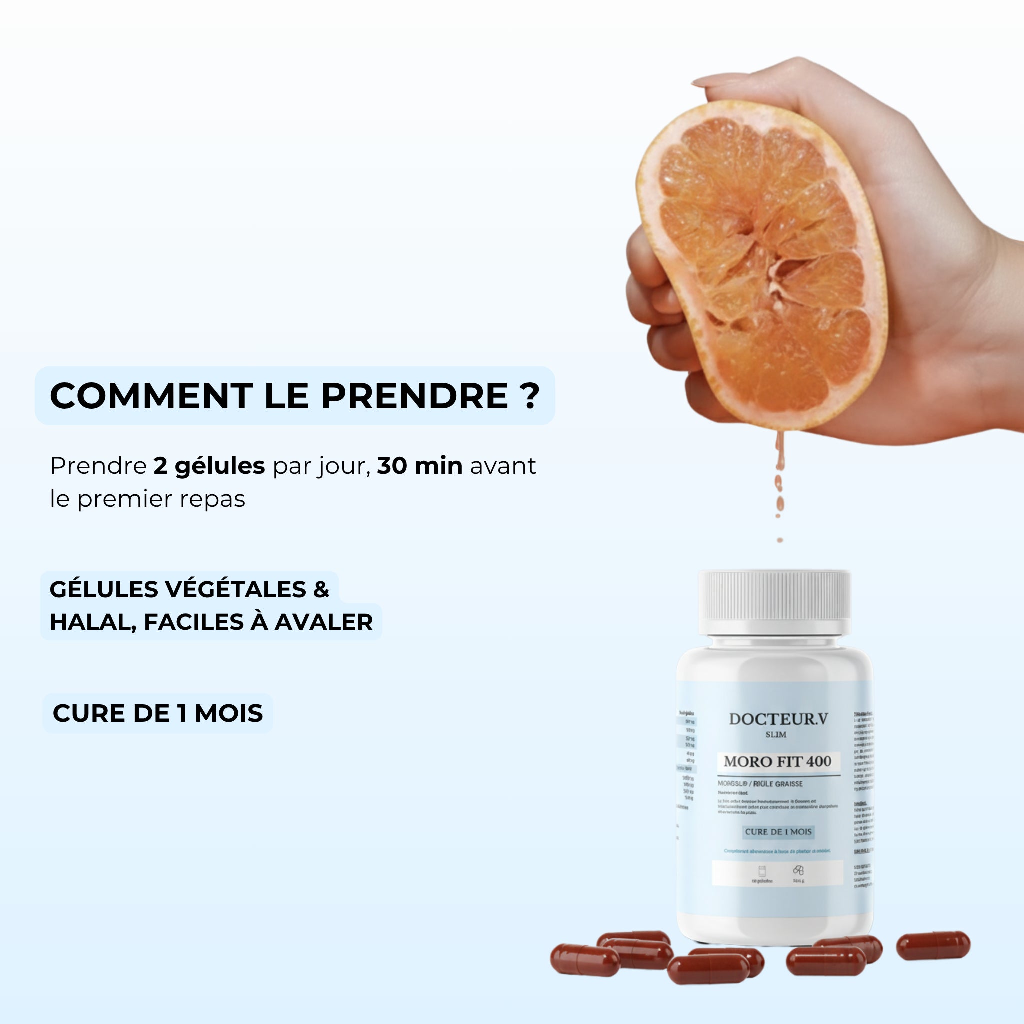 Moro Fit 400 - 60 gélules minceur au Morosil